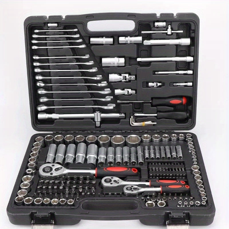 Mechanic Tool Socket Set 216/46pcs 1/2 1/4 3/8 Inch Drive SAE Metric