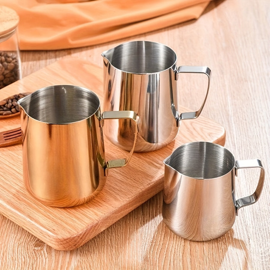 Stainless Steel Latte Art Cup for Frothing Milk and Coffee Decorating