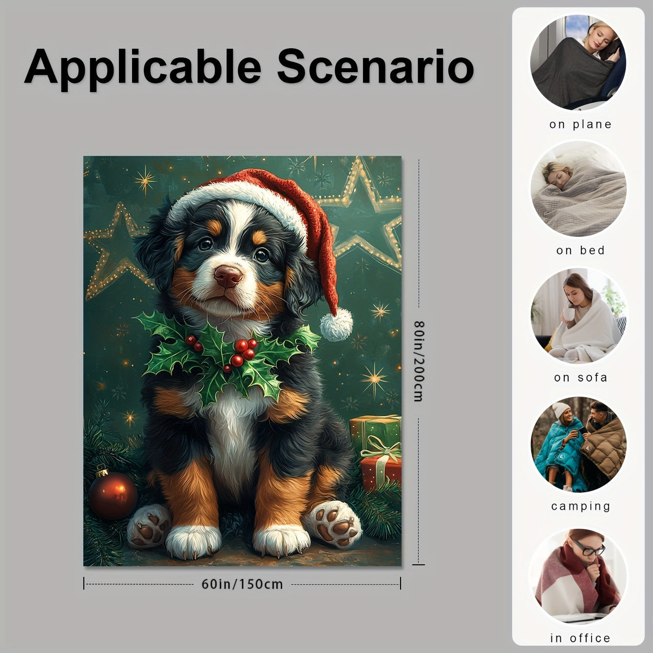 It uchun it Flanel Fleece Choyshab Dastgoh Ofis uchun Gipoallergik Raqamli Chop etish Aralash Ranglar