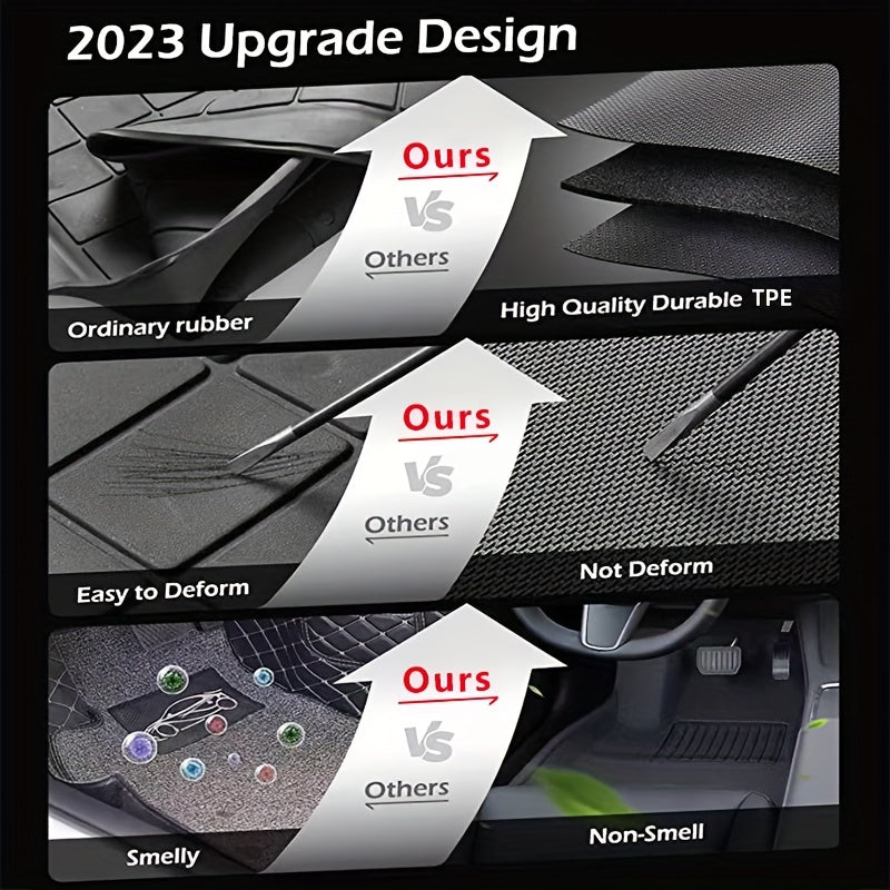 All Weather 3D TPE Floor Mats and Cargo Liners for SUV Waterproof