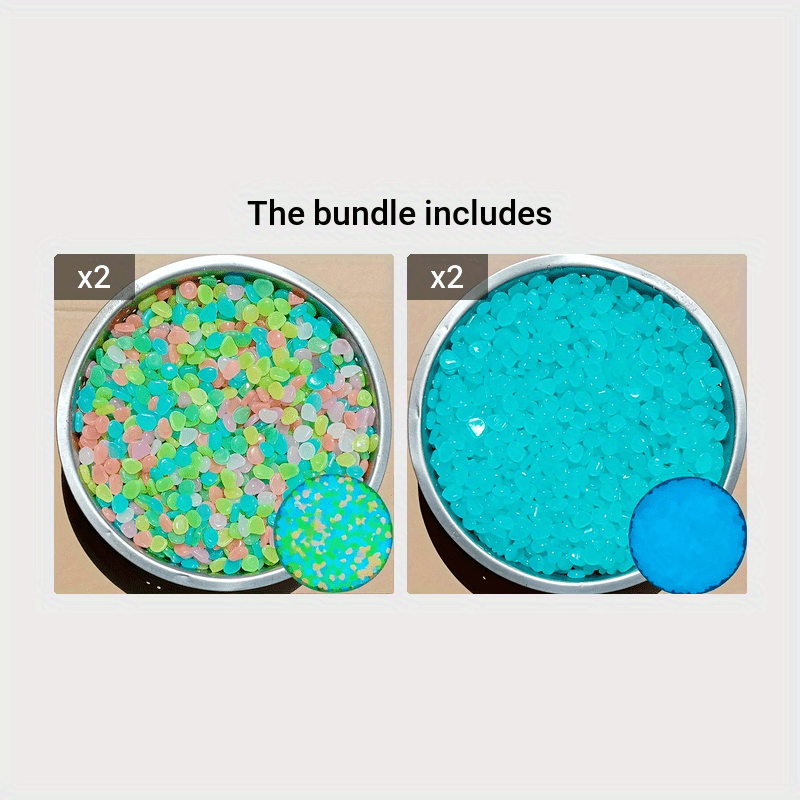 100 Luminescent Aquarium Stones for Fish Tank Landscaping 100 Pieces