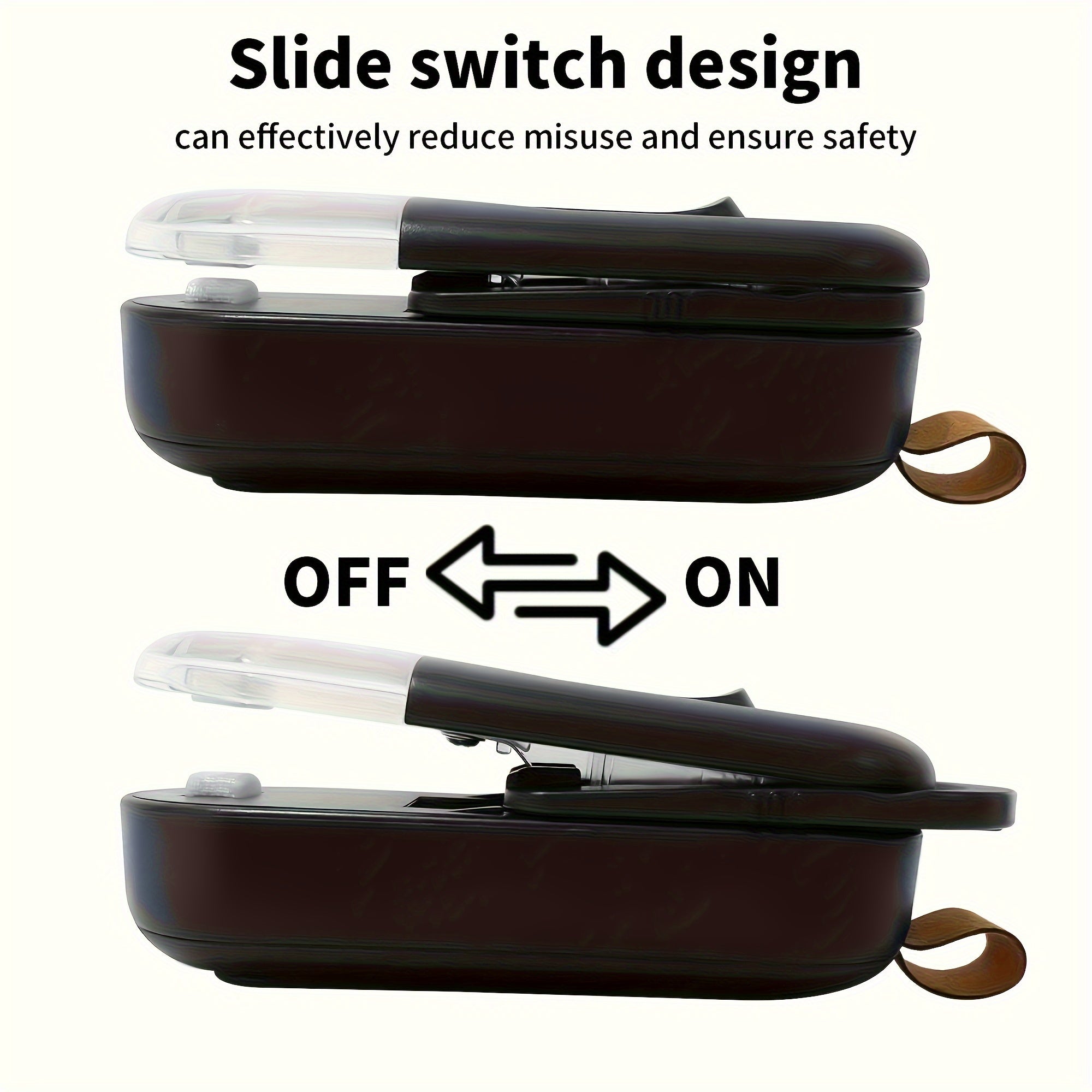 Портативная вакуумная упаковочная машина - 2 в 1 мини-упаковщик и резак для свежих закусок, печенья и хранения продуктов - Работает от батареек (AA) - Черный кухонный гаджет