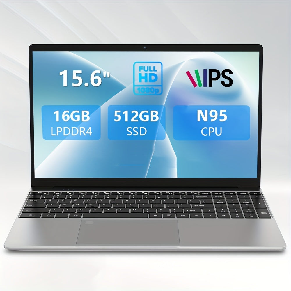 Ноутбук с 16 ГБ DDR4 RAM, 512 ГБ SSD, 15,6-дюймовым FHD IPS сенсорным экраном