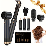 5-in-1 Hot Air Brush for Drying Straightening Curling Volumizing Hair Styling Tool