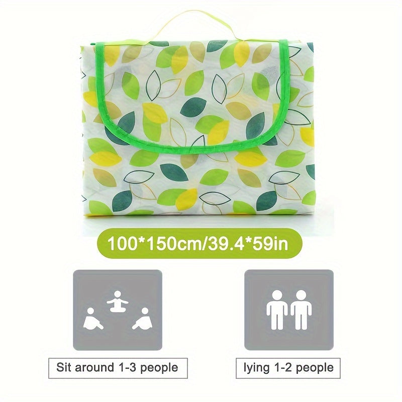 Portable Waterproof PVC Picnic Mat for Camping and Outdoor Use