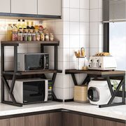 Kuchka uchun karbon po'latdan tayyorlangan mikroto'lqinli pech uchun javon, stol usti tartibi uchun.