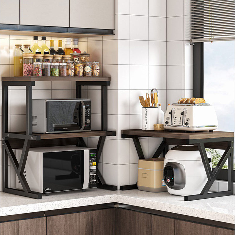 Kuchka uchun karbon po'latdan tayyorlangan mikroto'lqinli pech uchun javon, stol usti tartibi uchun.