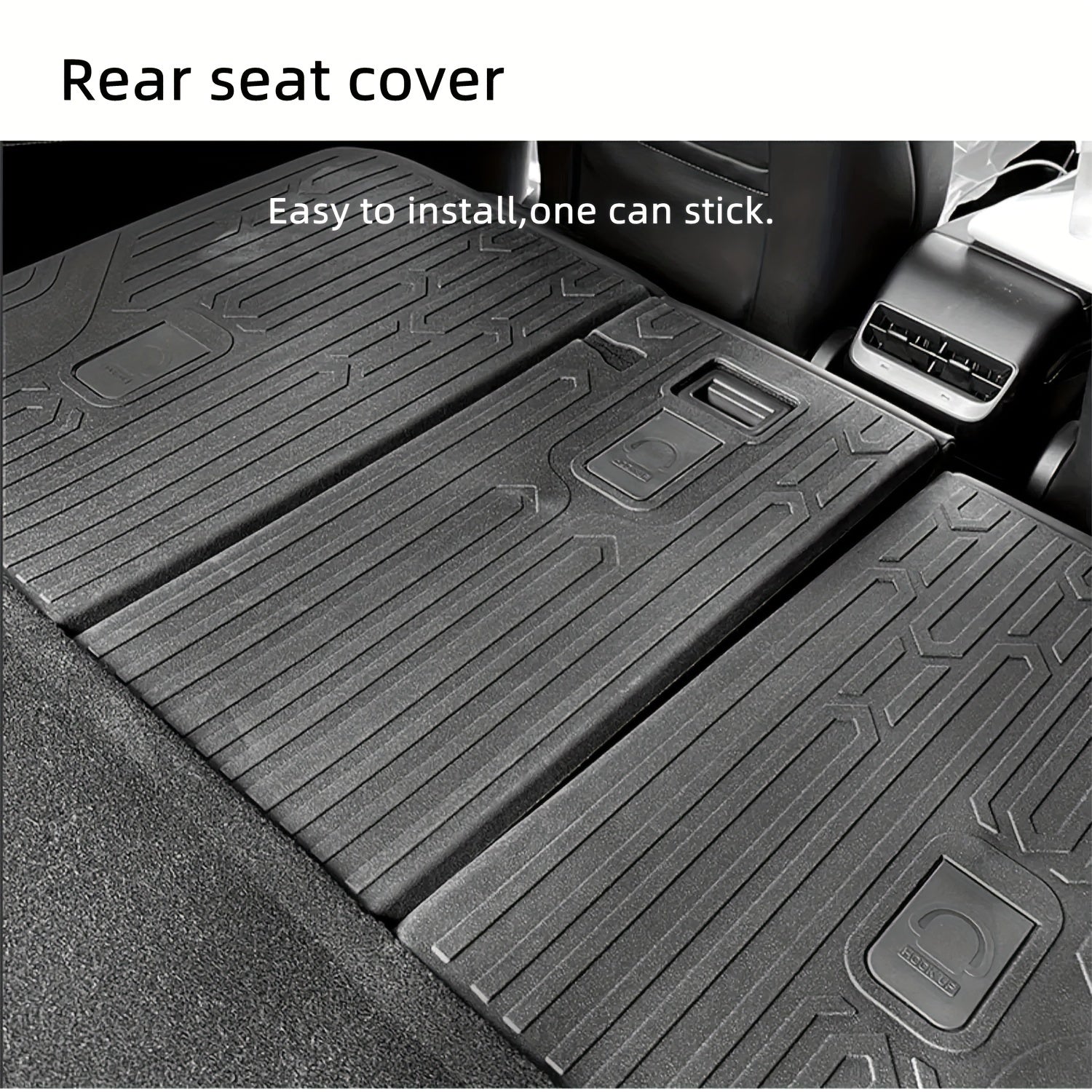 Trunk Mat for Tesla Model Y TPE Cargo Liner Non-Slip Durable Wear-Resistant