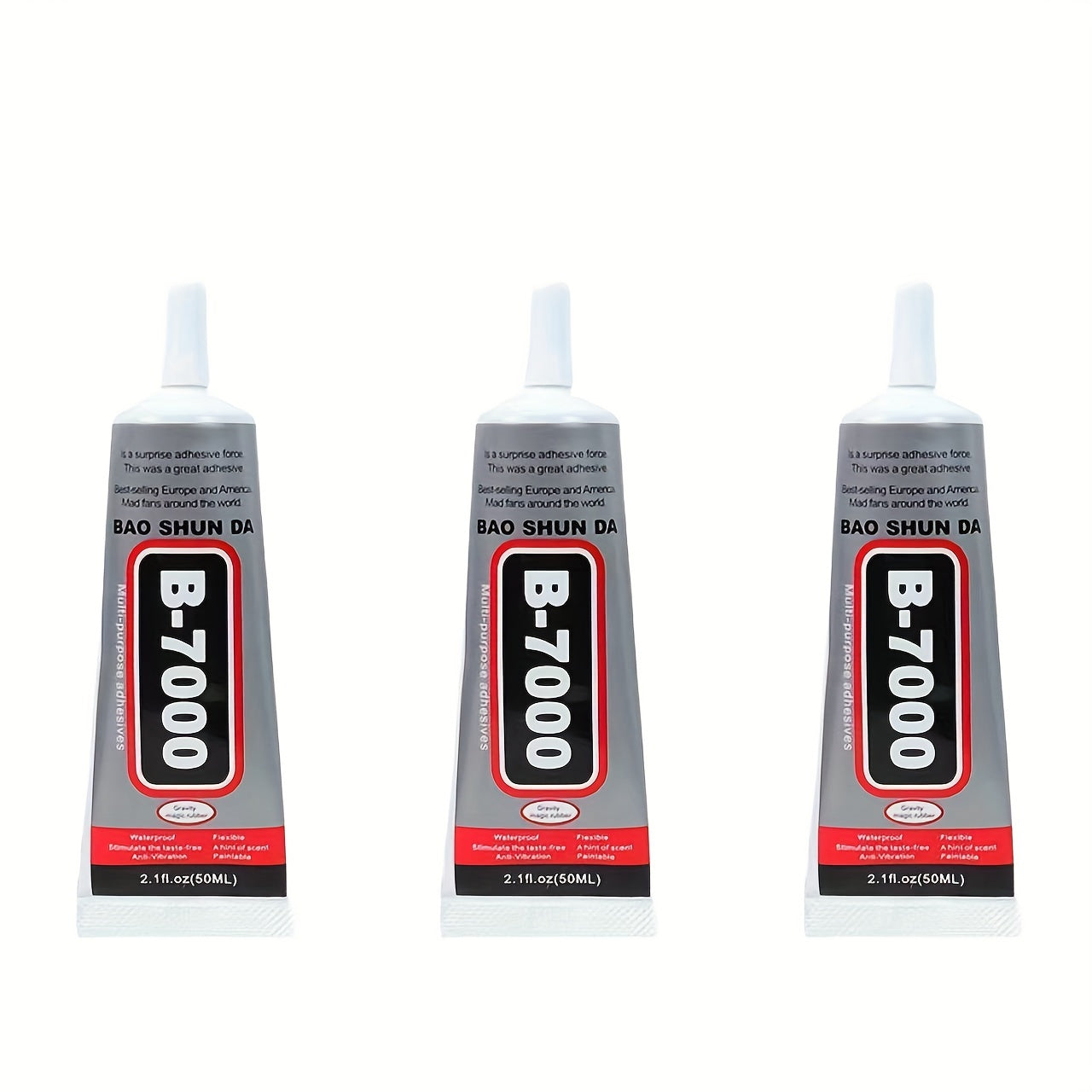 Multi-Purpose Transparent Adhesive Glue for Jewelry and Car Interior