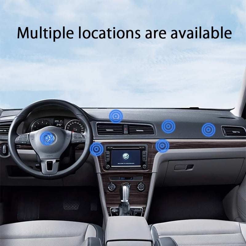 Mini Car Phone Holder Magnetic Suction Cup Dashboard Vent Mount