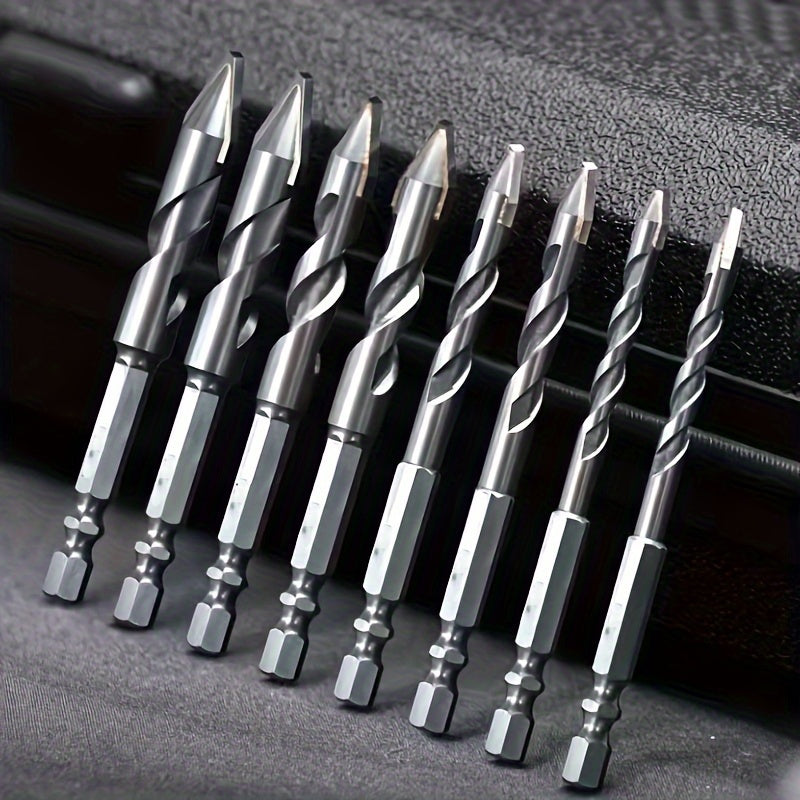 Kafel, beton, shisha, yog'och va metall uchun innovatsion quruq burg'ulash bit.