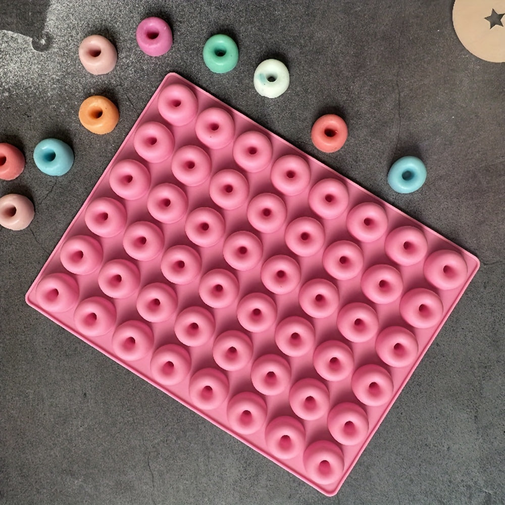 Silicone Mini Donut Mold 48 Cavities Baking Candy Chocolate Making