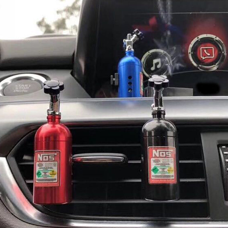 Car Air Freshener with Nitrogen Bottle for Vehicle Vent Aromatic Scent