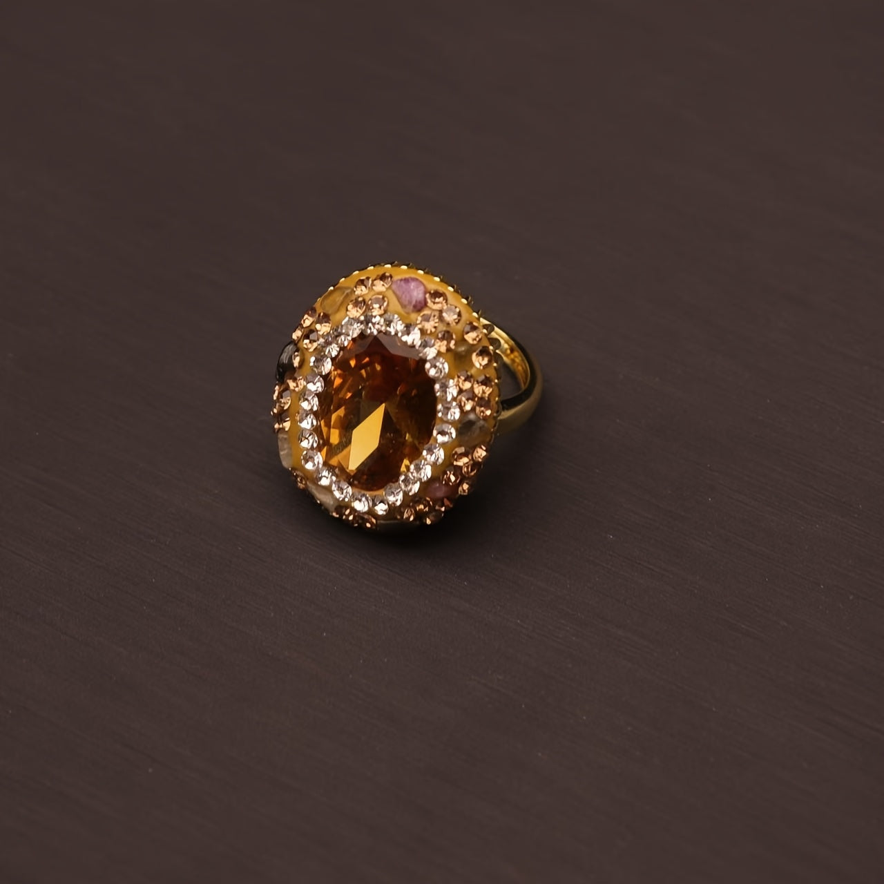 Ayollar uchun vintage tribal uslubidagi zargarlik to'plami, 18K qotishma bilan qoplangan mis, tabiiy toshli taqinchoq, sirg'alar, bilaguzuk va uzuk