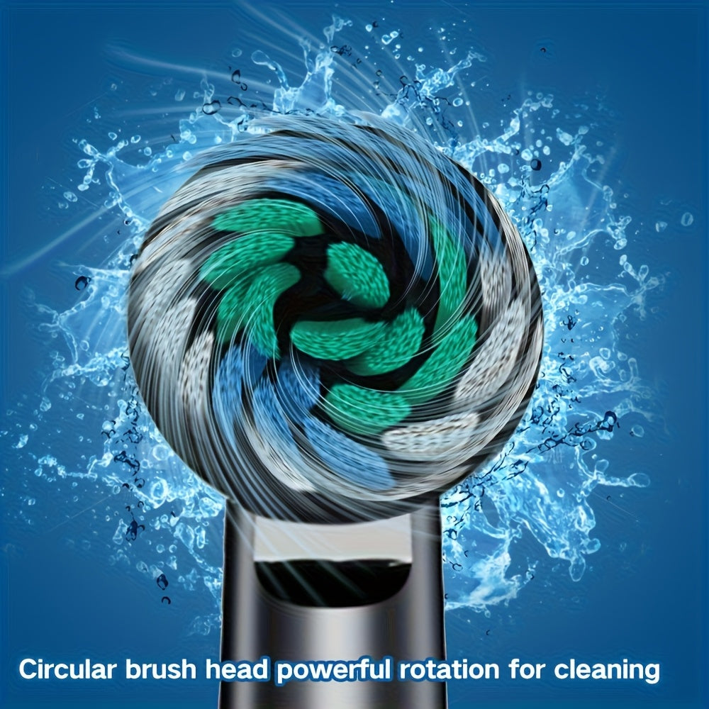 Automatic Rechargeable Electric Toothbrush for Adults Black with 5 Modes