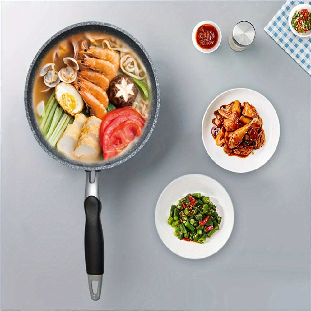 Sartén de aluminio antiadherente de 20cm con recubrimiento de piedra Maifan para cocinas de gas, inducción y eléctricas