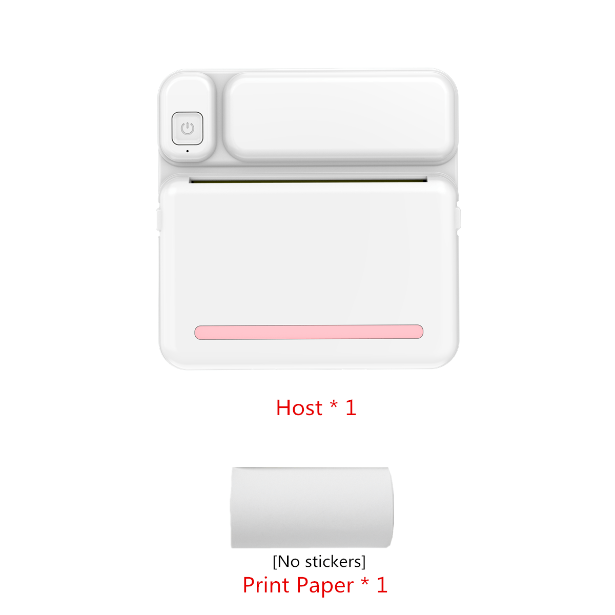 Portable Thermal Printer for Photos Notes QR Codes Labels Compact Ink-Free