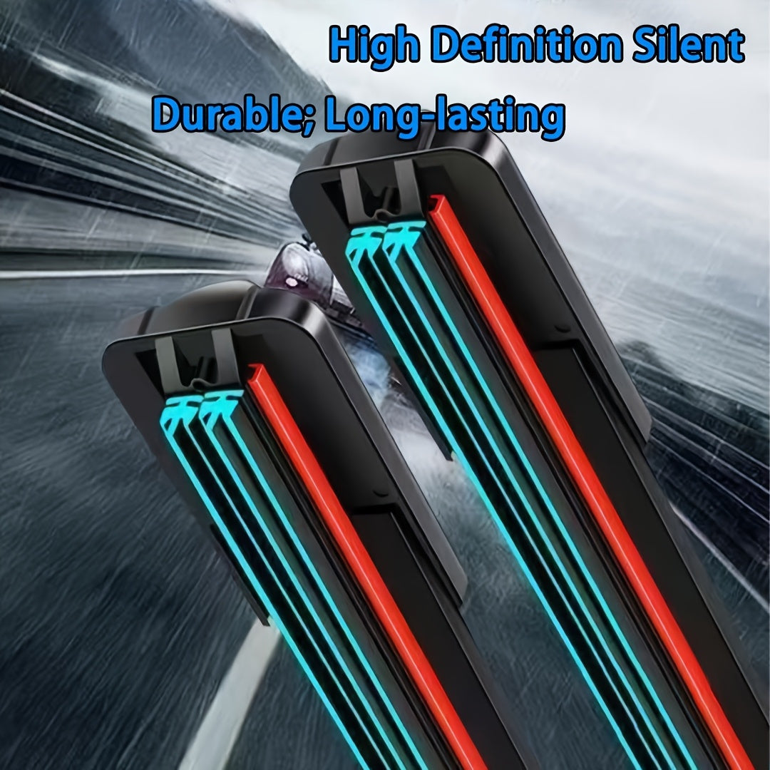 Universal 6-Layer Rubber Car Wipers High Definition Quiet Durable
