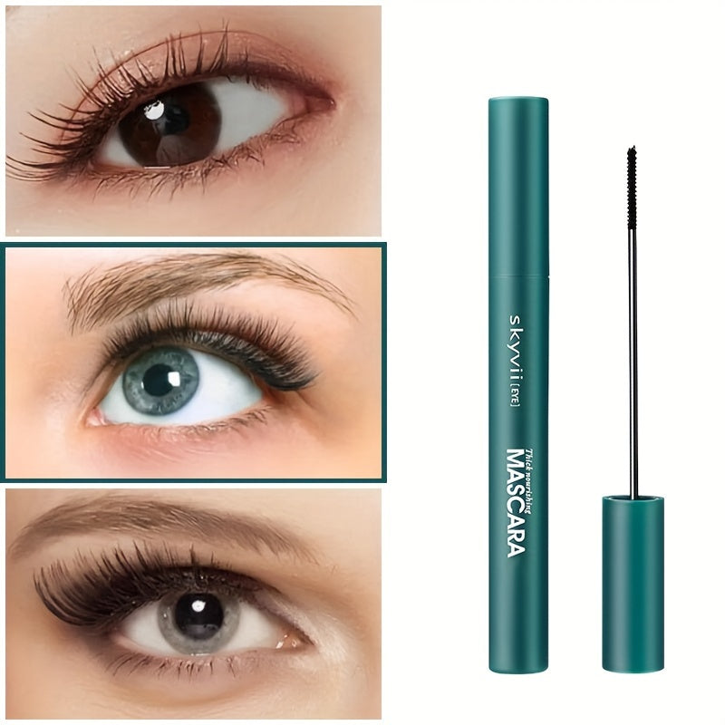 Waterproof Black Mascara for All Skin Types Long-Lasting Sweat-Proof