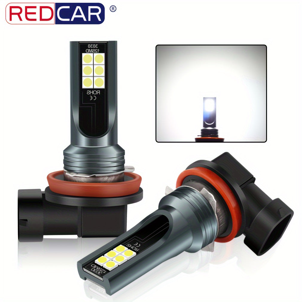 Luces antiniebla LED universales 6000K blancas 12V 24V H11 H8 H11H8 HB3 HB4 HB6