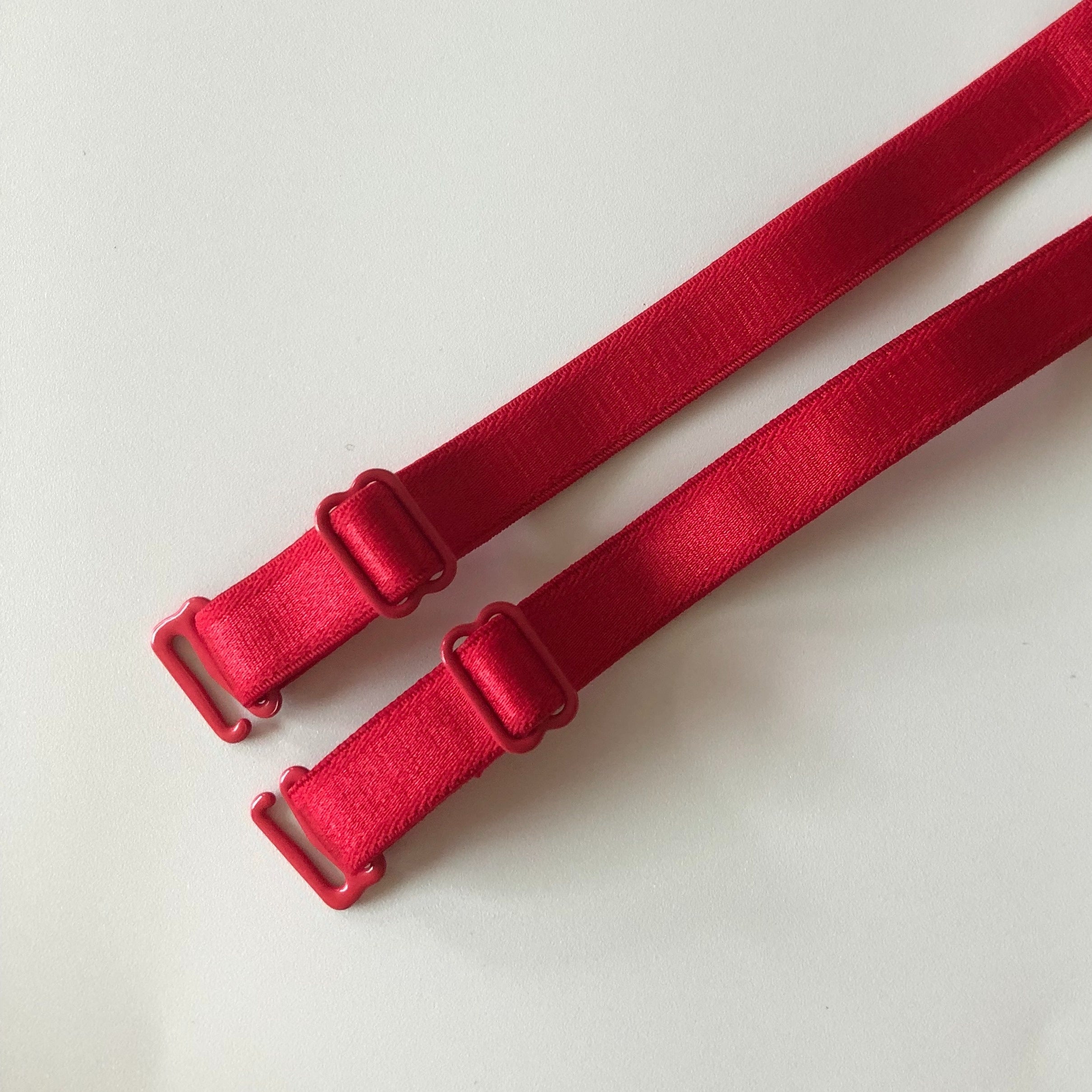 Adjustable Elastic Bra Shoulder Straps for Women's Lingerie Polyester Solid