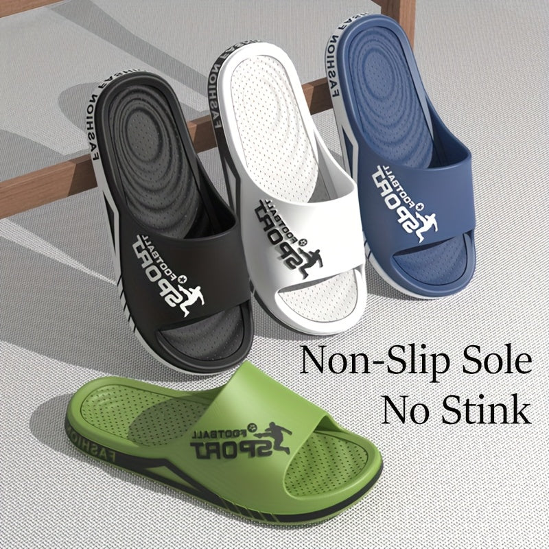 Обувь для мужчин и женщин EVA шлепанцы с мультяшным узором, легко надевающиеся, для дома, улицы и пляжа