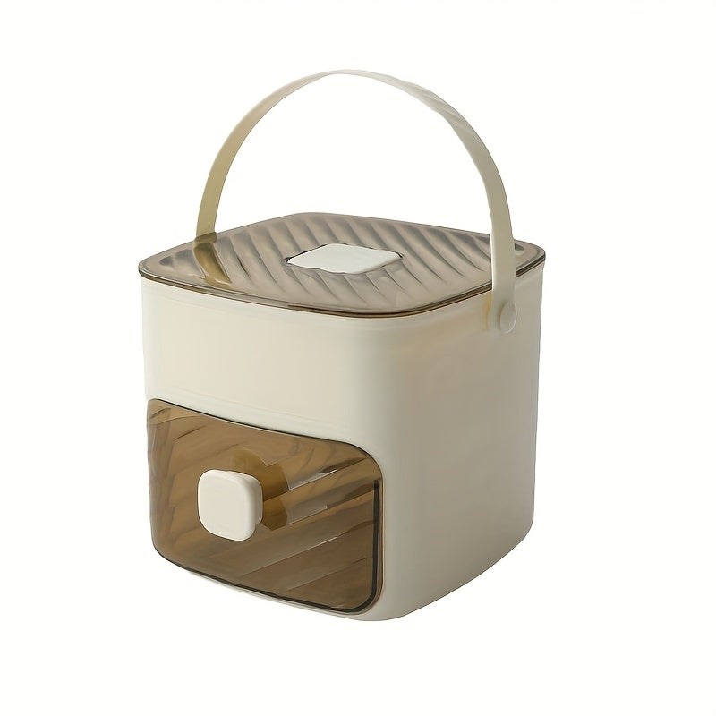 48-Cube Ice Maker Stainless Steel Compact Freezer-Safe Quick Ice