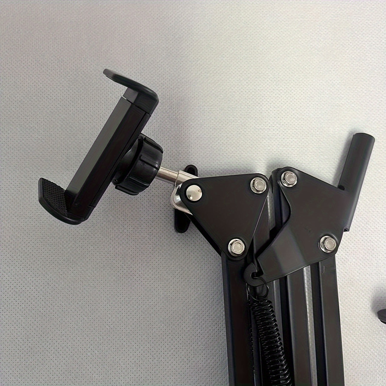 Desktop Holder with Pan and Mobile Phone Clip Non-Waterproof Iron Color Box Packaging