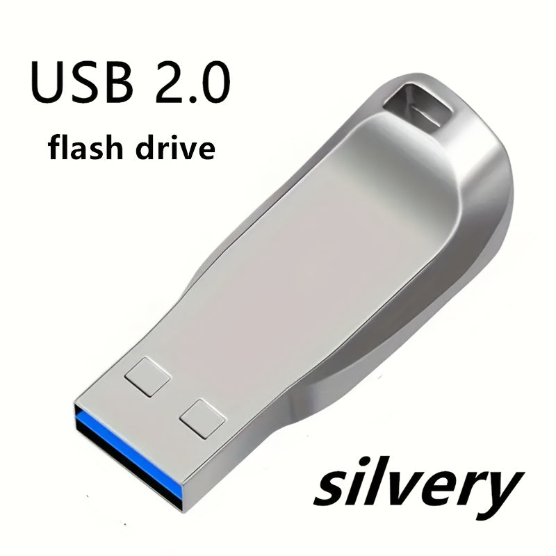 Metal USB 2.0 Flash Drive 8GB 64GB 90GB 117GB High-Speed Data Storage