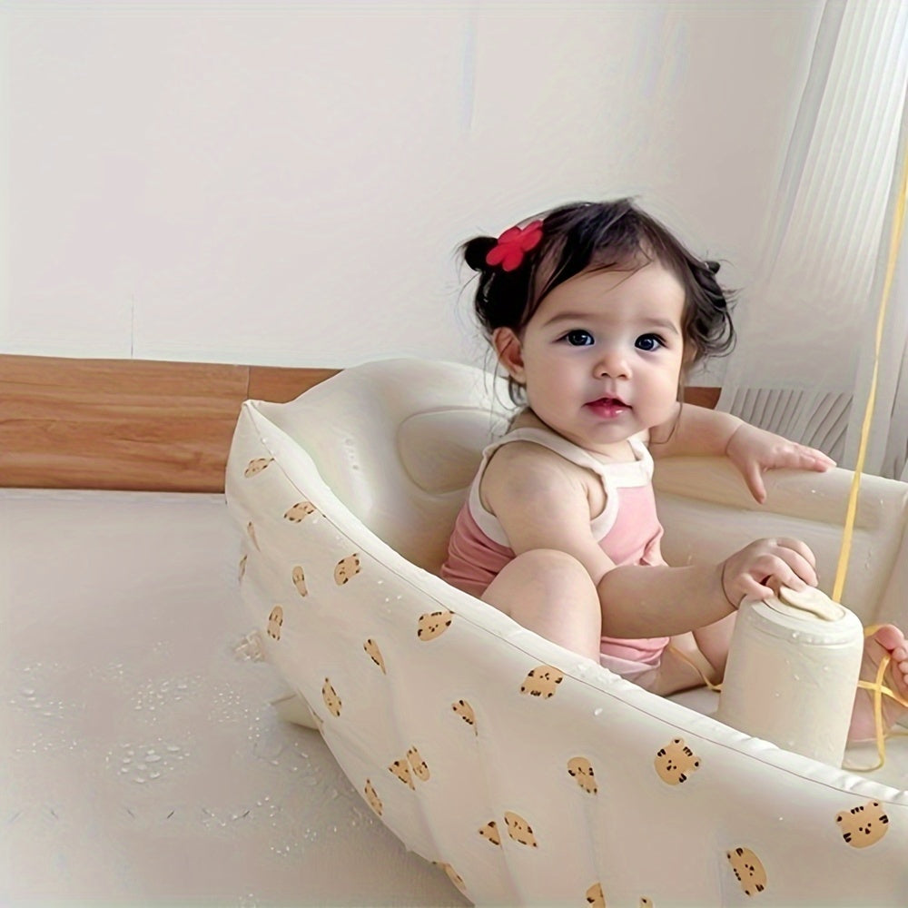 Inflatable Baby Bathtub for Newborns Travel and Outdoor Use