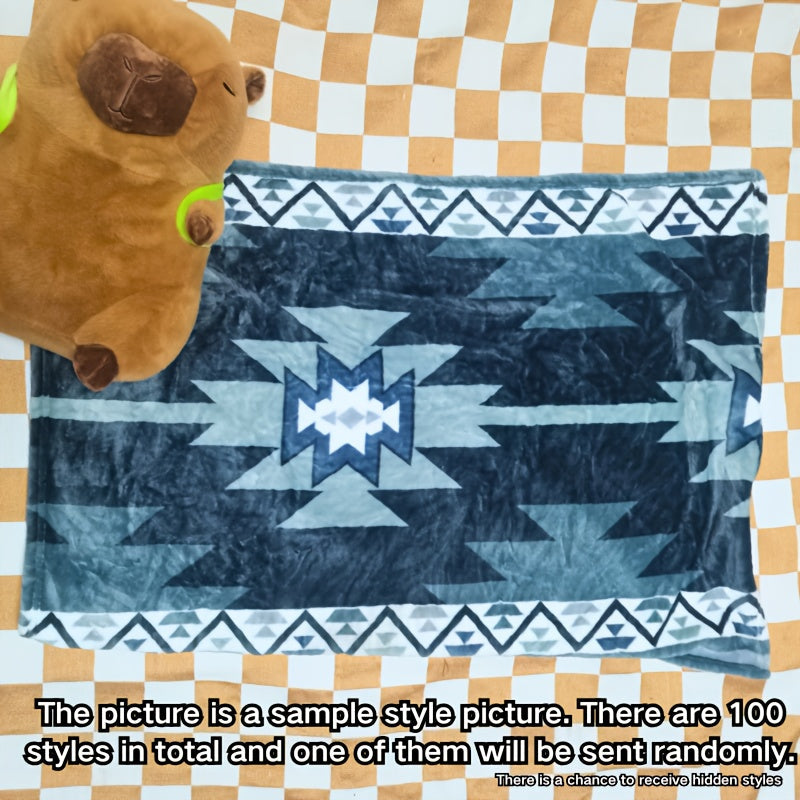 Soft Plush Coral Fleece Throw Blanket for Couch Bed Travel Gift