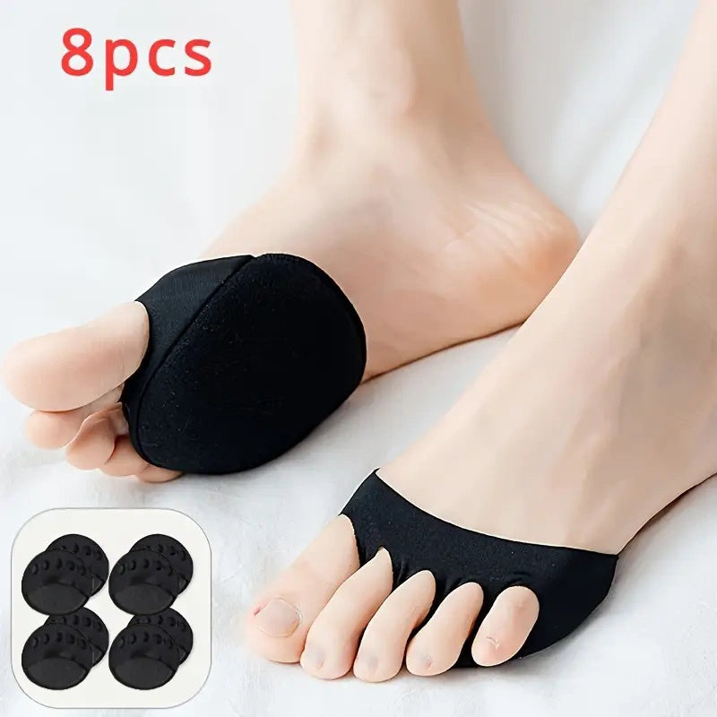 Women’s Breathable Foam Forefoot Cushions with Toe Separators Pack of 8