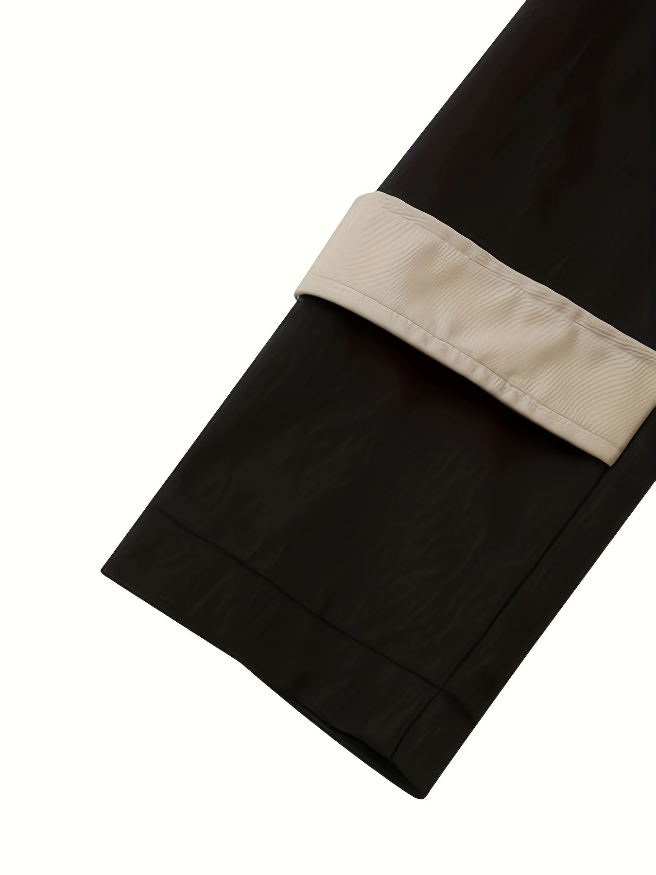 Women's Trench Coat with Color Block Lapel Belt Button Front Autumn Machine Washable