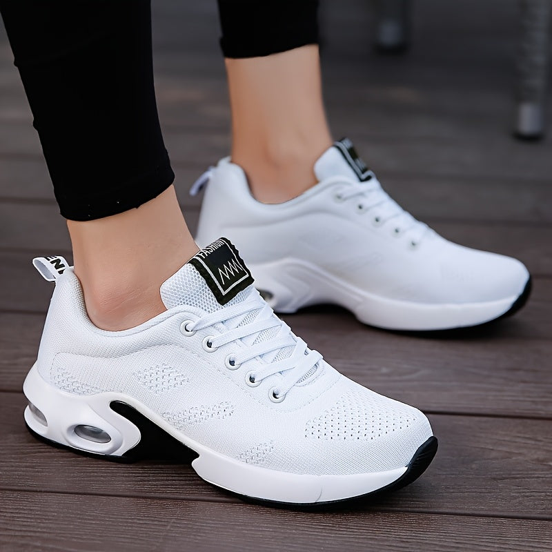 Women Low-Top Breathable Sneakers with Shock-Absorbing Cushioning