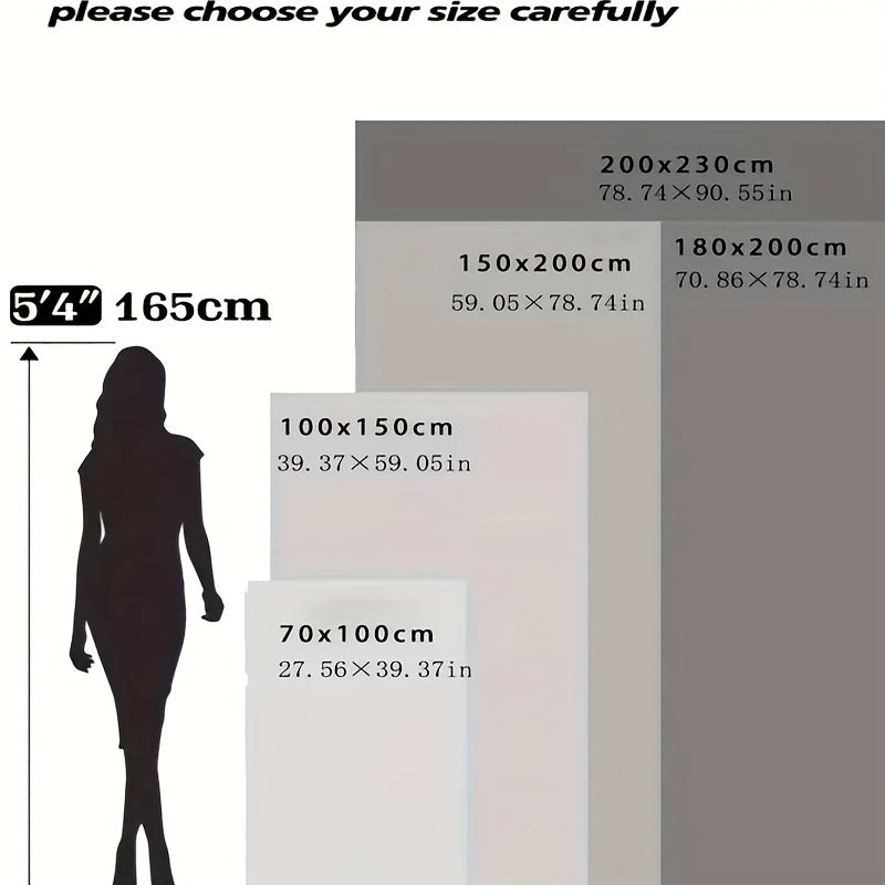 Solid Color Plush Bed Blanket for Office Travel All Seasons Gift