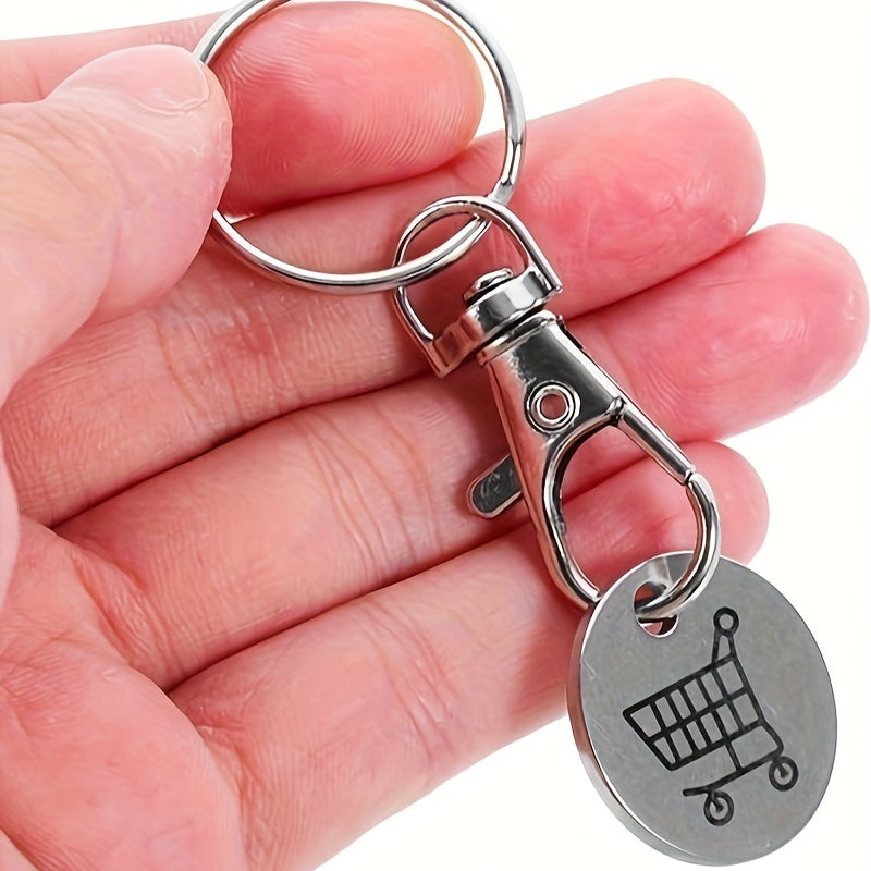 Shopping Cart Accessories Set with Coin Wallet Key Chain for Kitchen Supplies