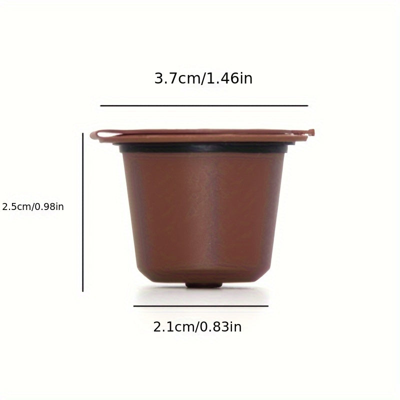 Reusable Coffee Capsule Shell Refill Filter Set 5pcs Curved Brush for Nespresso