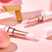 Bálsamo labial de durazno para mujer, hidratante y humectante, mascarilla para labios, regalo