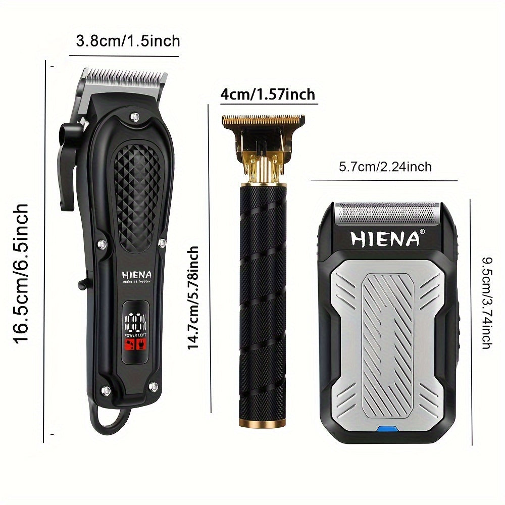 Cordless Hair Clipper USB Rechargeable T-Blade Long Battery Salon-Quality