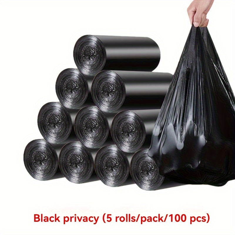 100 Tablets and 5 Small Disposable Trash Bags for Kitchen Bathroom and Bedroom Cleaning