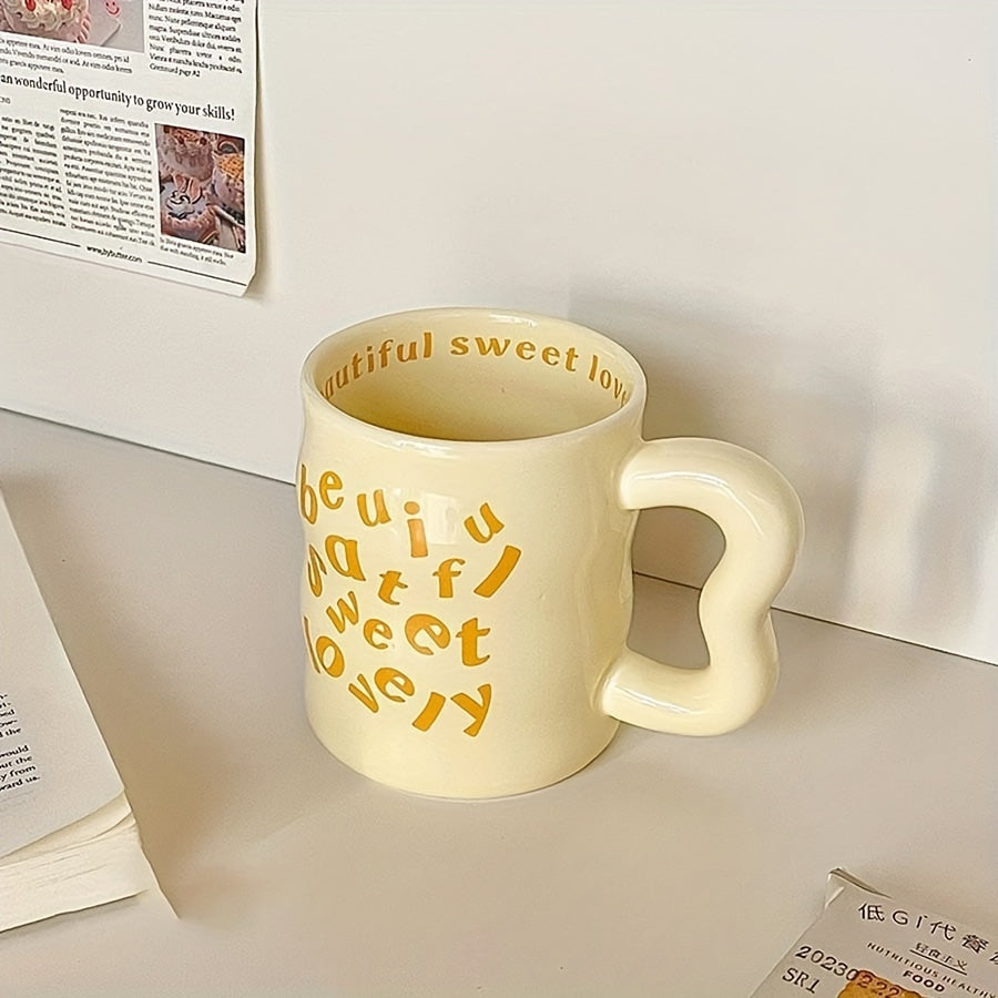 Cartoon Ceramic Mug for Kids Dishwasher Safe Reusable Insulated Gift