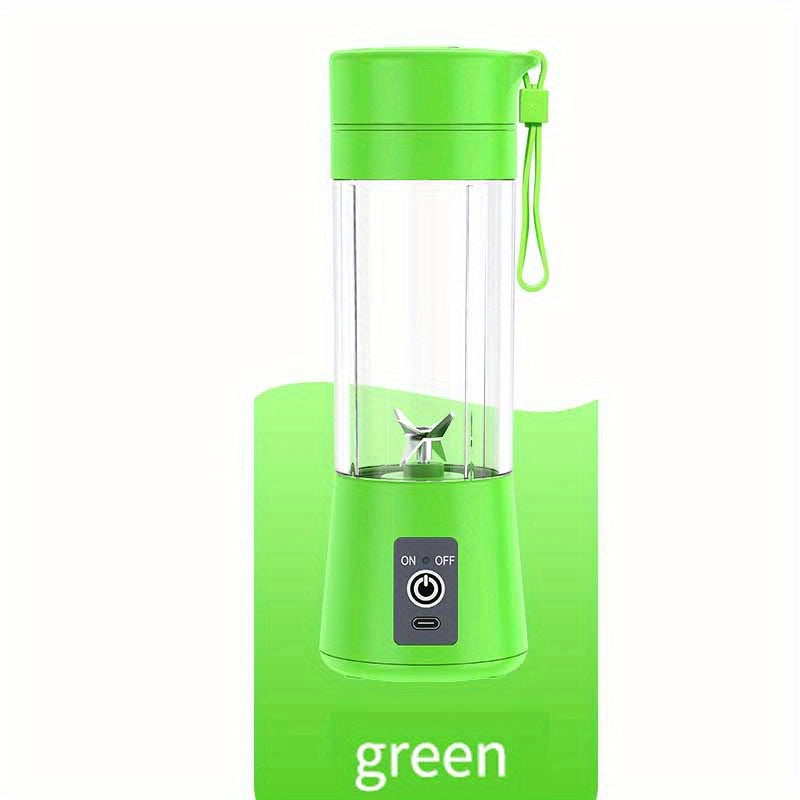 Portable Mini Blender 380ml USB Rechargeable Shakes Smoothies Ice Mixer