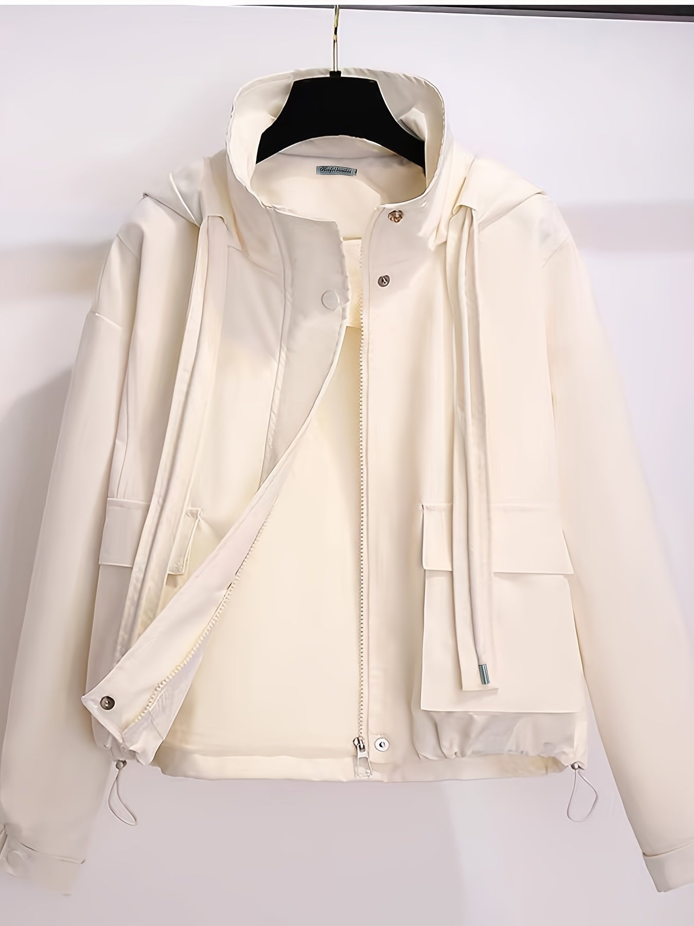 Women's Windbreaker Jacket Lightweight Polyester Casual Spring Fall 2024