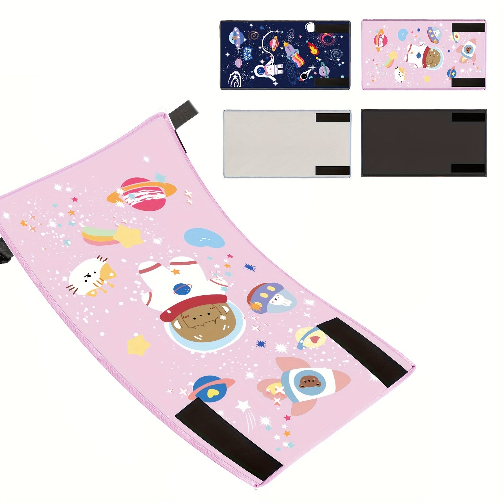 Travel Footrest with Anti-Slip Surface for Airplanes Trains and Cars