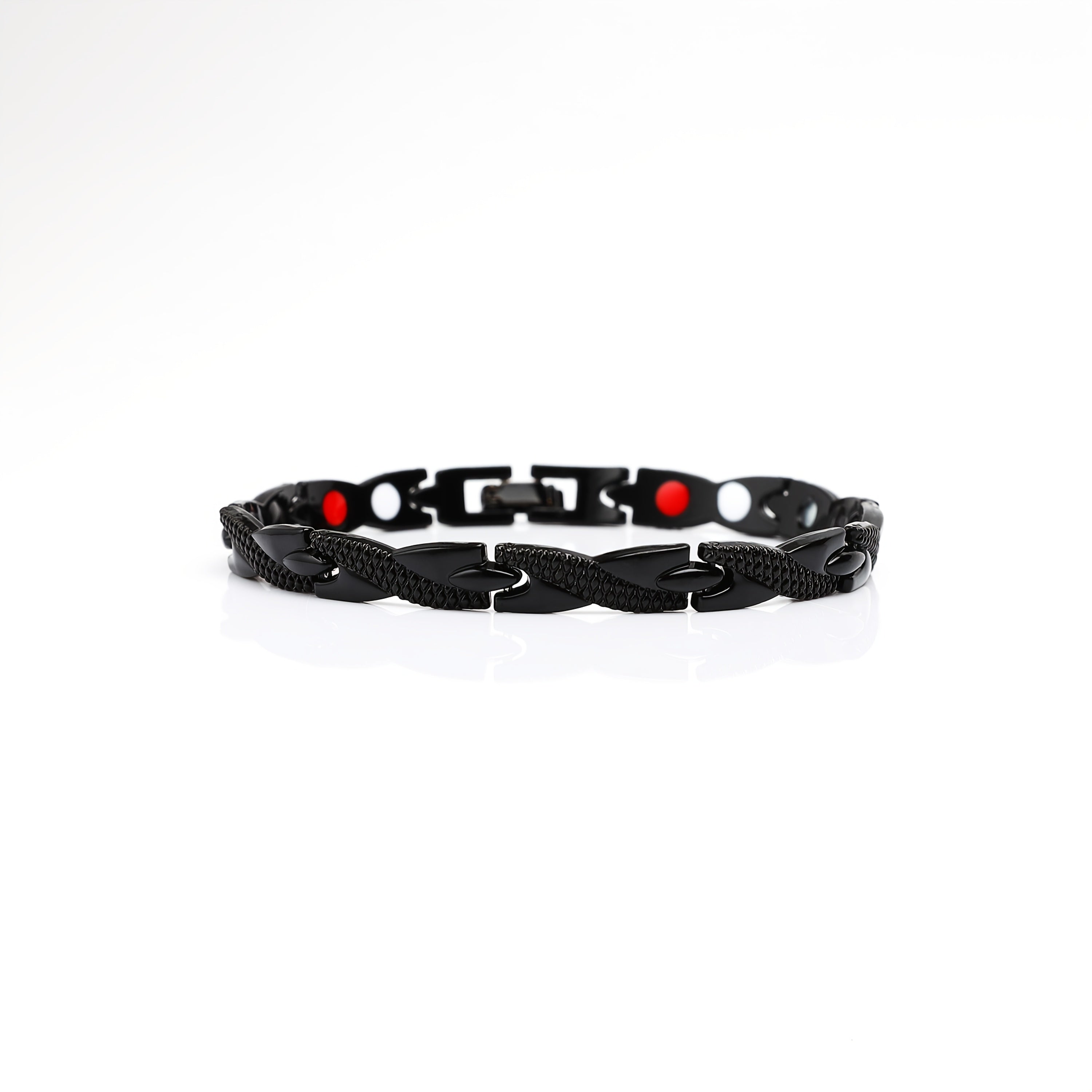 Pulsera de gotas de agua de acero de titanio para hombres y mujeres, joyería de regalo elegante