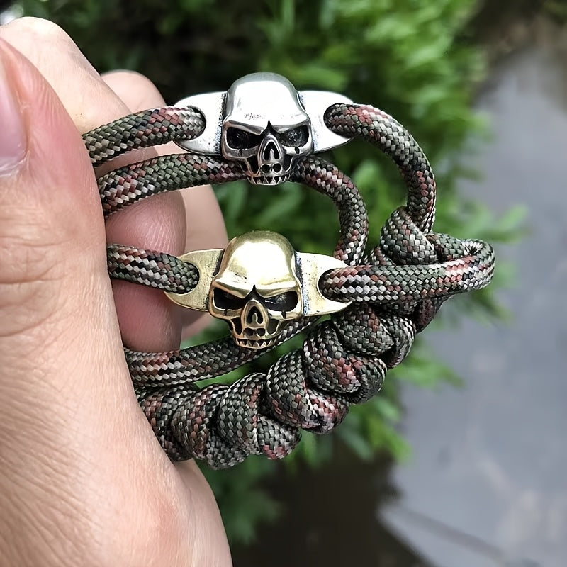 Unisex Skull-Themed Shoe Laces Wristbands Anklets Trendy Accessories