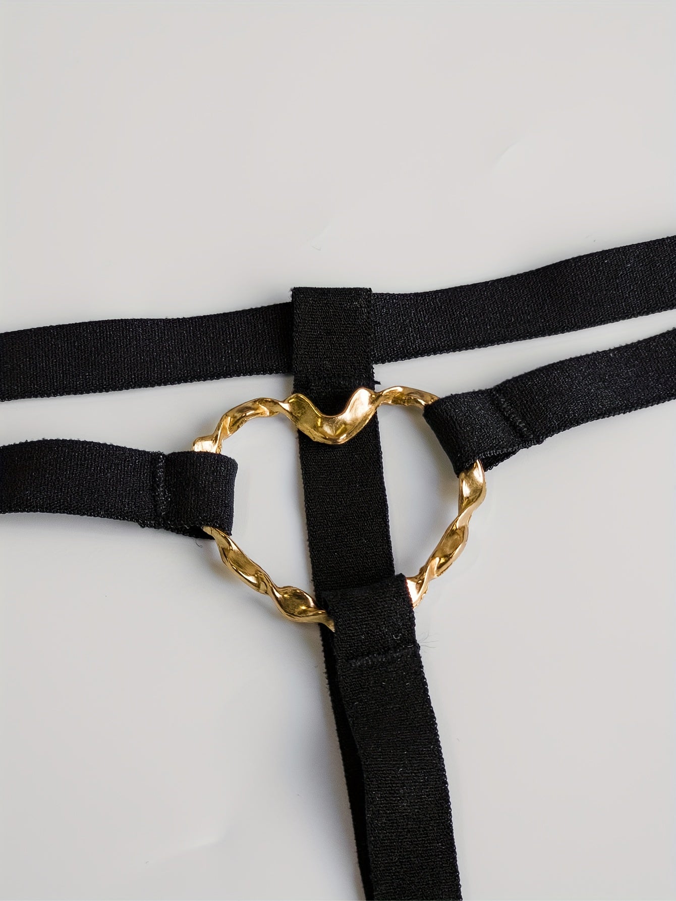 Women's Metal Ring Thong Lingerie Sexy Fashion