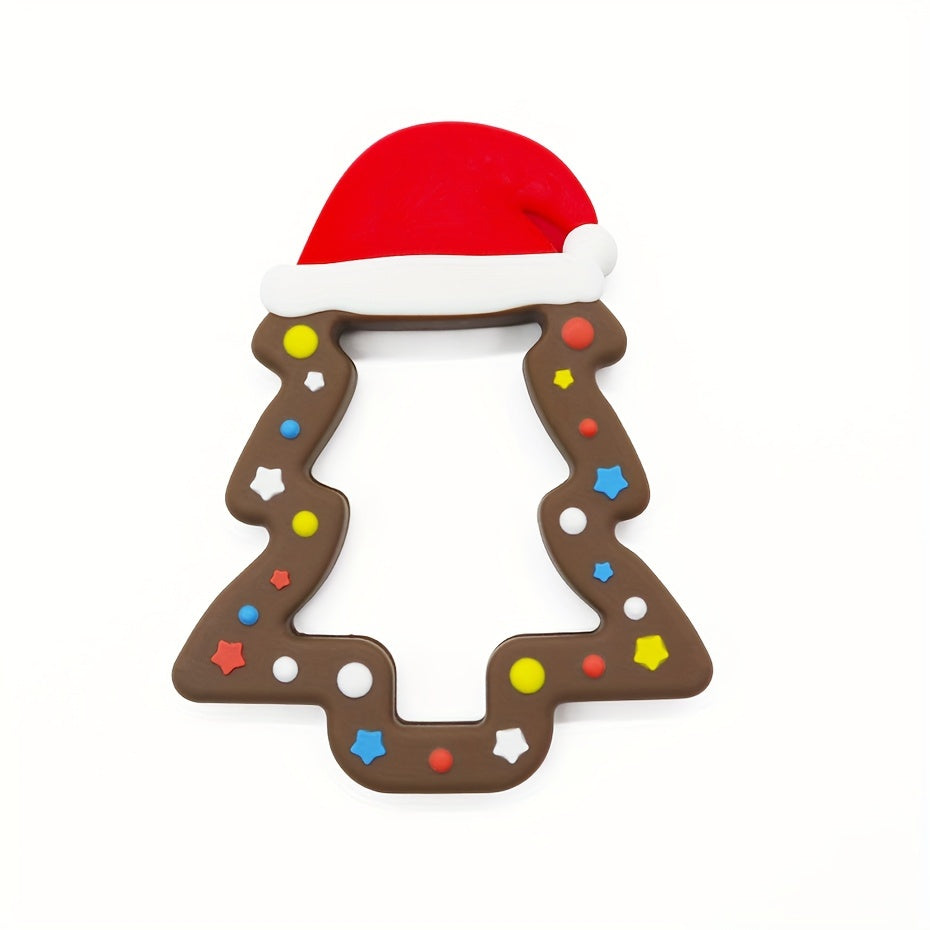 Kids Christmas Tree Teether Food-Grade Silicone Holiday Gift
