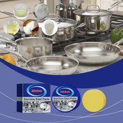 Stainless Steel Cleaning Gel Paste Sodium Bicarbonate 1L Residue-Free