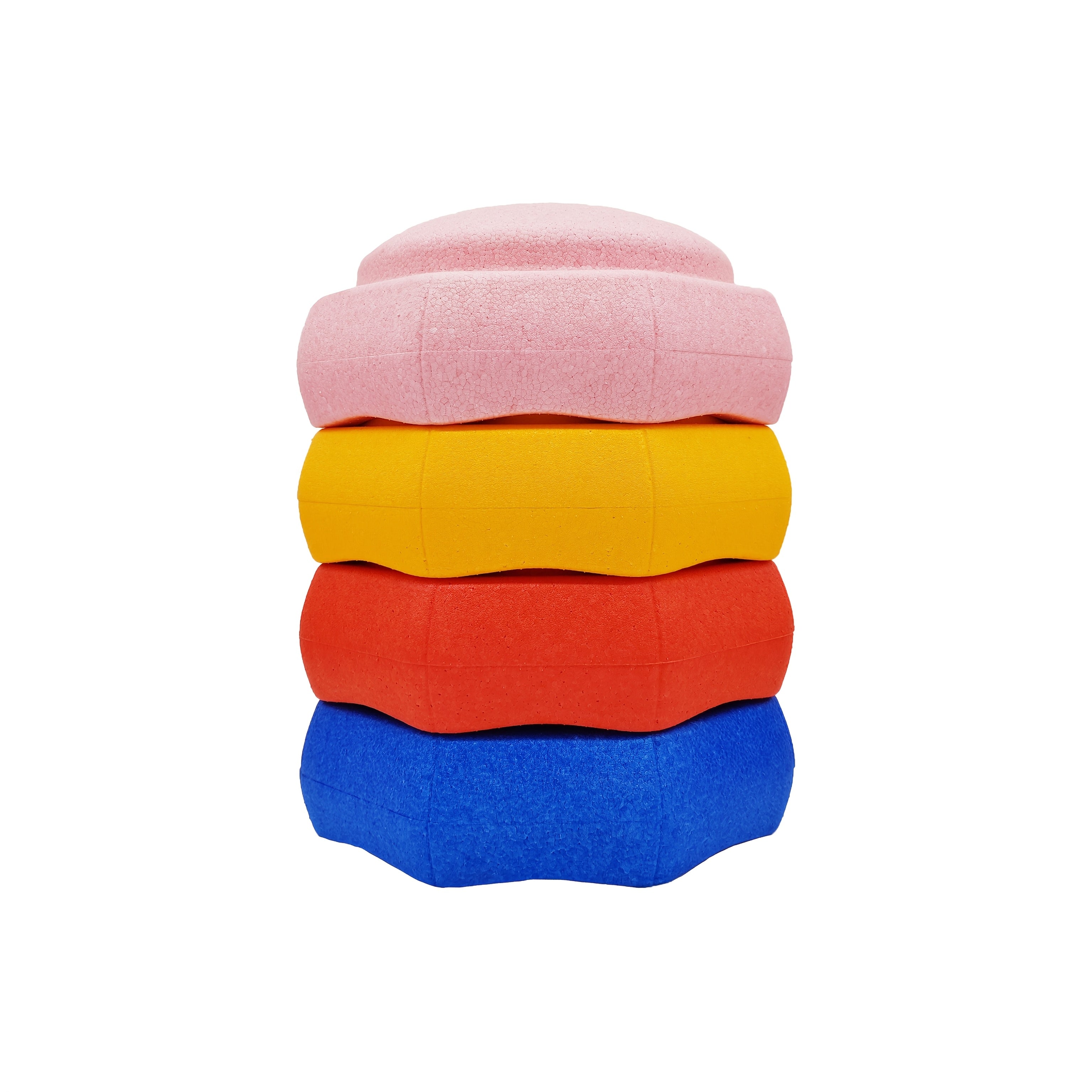 4 ta bolalar uchun qadam toshlari, ular muvozanat taxtalari, stullar yoki ijodiy ko'rsatma asoslari sifatida ishlatilishi mumkin. Rojdestvo, Halloween yoki tug'ilgan kun sovg'alari uchun ideal.